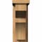 Ekena Millwork Monterey Smooth Corbel w/Backplate, Western Red Cedar, 5 1/2"W x 14"D x 14"H COR06X14X14MON01SWR - alternate 4